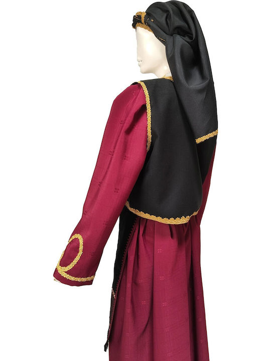 Traditionelle Epirus Kostüm für Erwachsene mit Schal