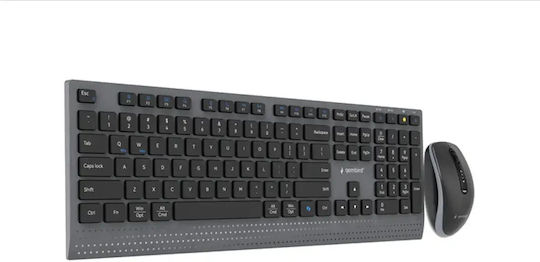 Gembird KBS-WPS-02 Kabelloses Bluetooth Tastatur & Maus Set für Tabletten Englisch (US)