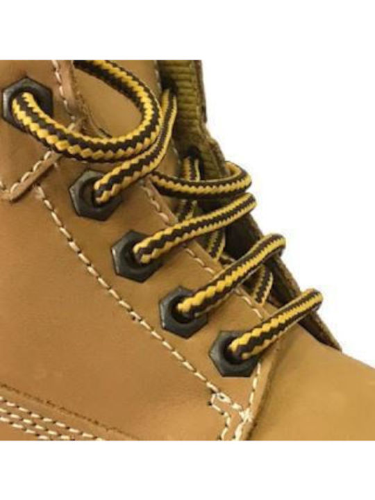 Adam's Shoes Leder Kinderstiefel Gelbe