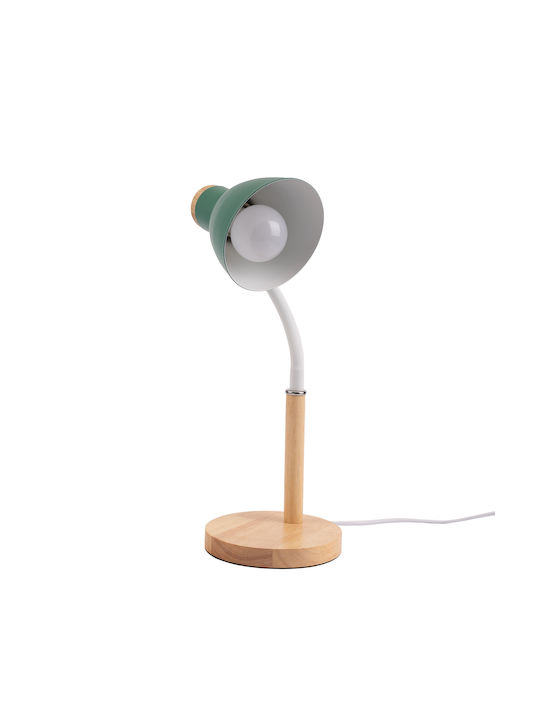 Lampă De Masă Pentru Birou Școlar Decorativă E27 Niko Verde Lumiled
