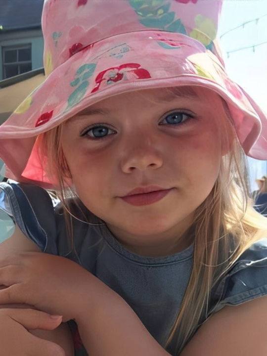 Banz Kinderhut Stoff Sonnenschutz Rosa