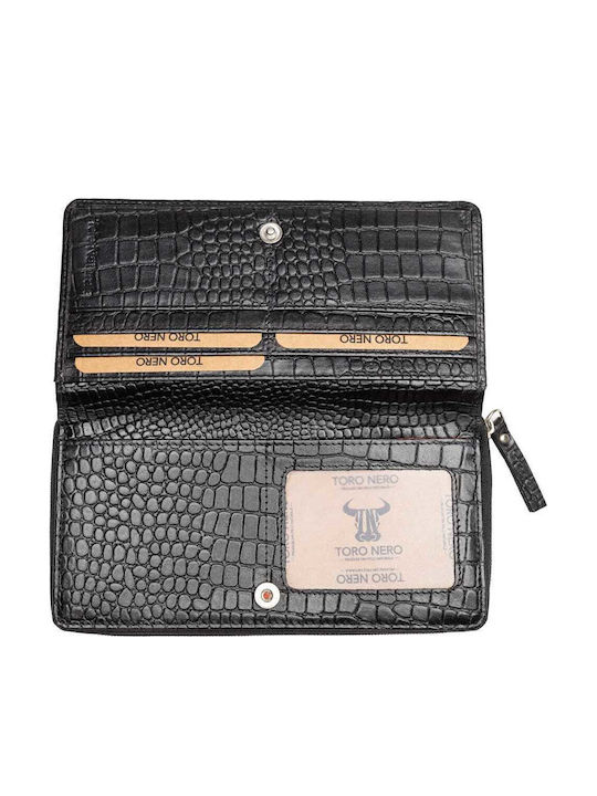 Set cadou Portofel femei + Portofel bărbați Negru Piele Naturală Gia-manu