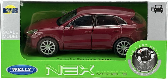 Welly Porsche Cayenne 2 Turbo Καινουριο Κοκκινο 1:34 43773