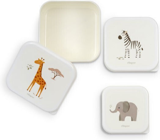 Interbaby Set De Masă Din Plastic Pentru Copii Bej