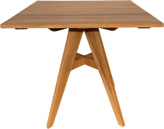 Cadrada Square Natural Wood Shade 80x80x76cm