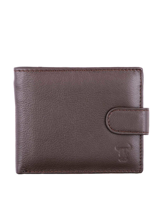 Herrenbrieftasche aus Braun Naturleder Graffette
