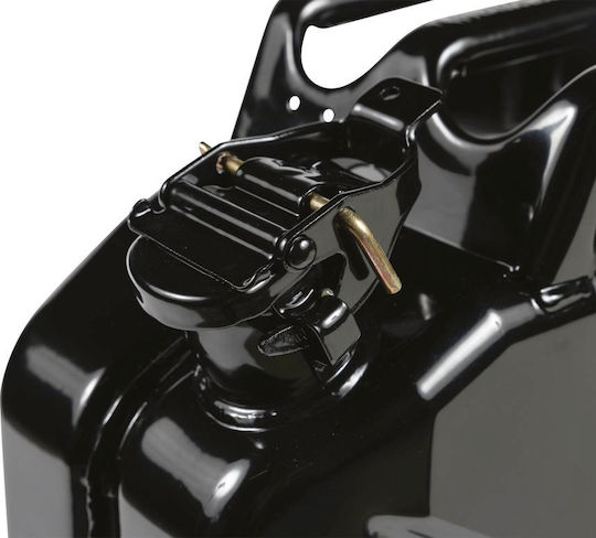 Fuel Canister Made Steel Sheet Capacity 20l Black Color Valpro