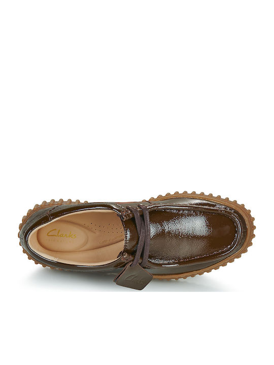 Torhill Bee Women's Oxfords in Brown Patent Leather