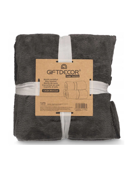 Gift Decor Sofa Blanket 130x160cm Gray