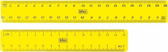15 Cm Kunststoff Lineal Fluoreszierende Farben – 36 Stück Zylindrische Verpackung