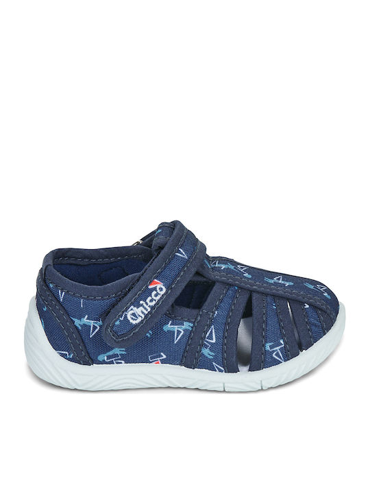 Chicco Weiche Sohlenschuhe für Babys Blau