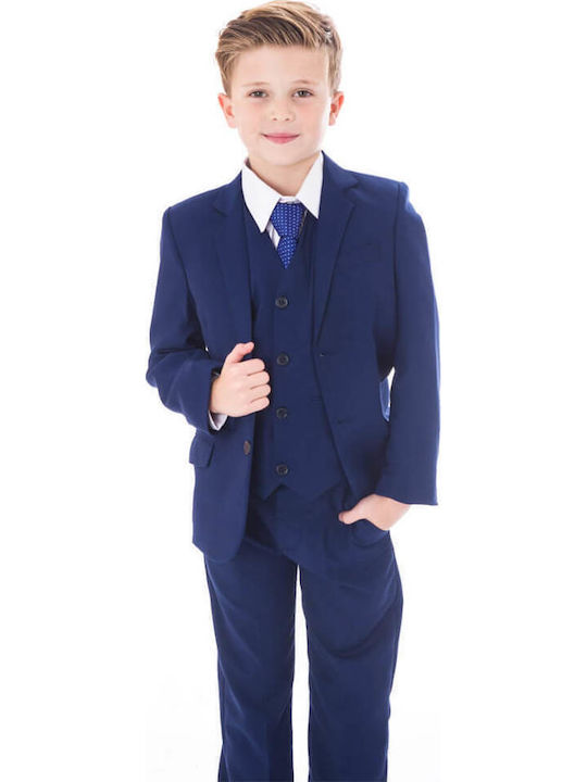 Kids Summer Suit 5 Pieces Blue Denzil