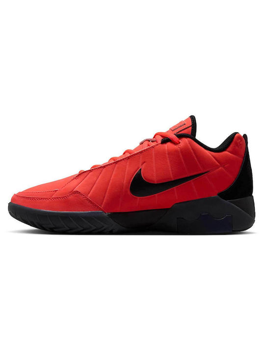 LeBron Witness 9 High Basketball Shoes Bright Crimson / Smoke Grey / Black