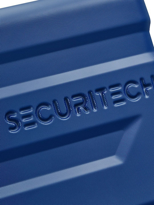 Securitech by Delsey Großer Hartreisekoffer Navy Blau Höhe 81cm