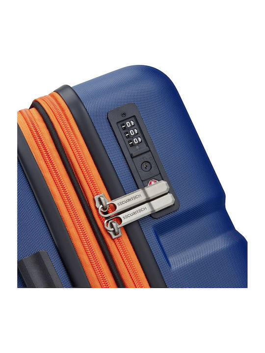 Securitech by Delsey Reisekoffer Hart Navy Blau Höhe 55cm