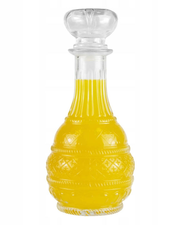 Bimberek Glass Wine Serving Decanter with Stopper Transparent 500ml