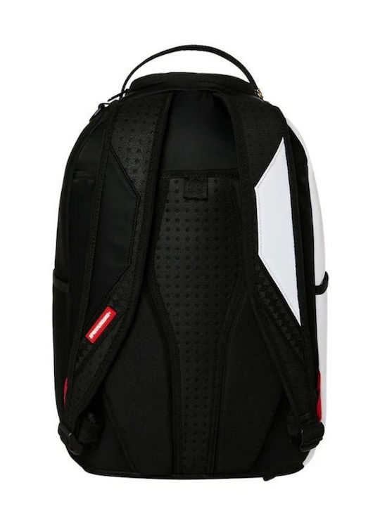 Sprayground Ghiozdane de Spate Backpacks SHARK CENTRAL NEGRU ALB STENCIL