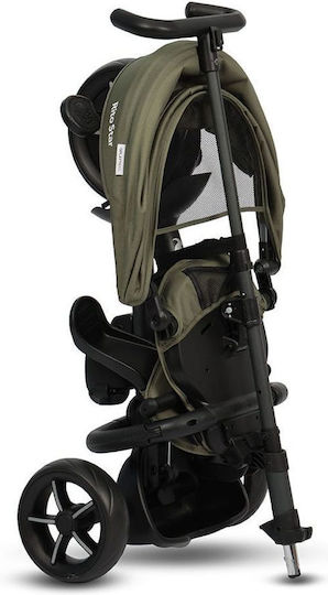 Q Play Rito Eva Star Foldable & Convertible Kids Tricycle For 10 Months Army Green