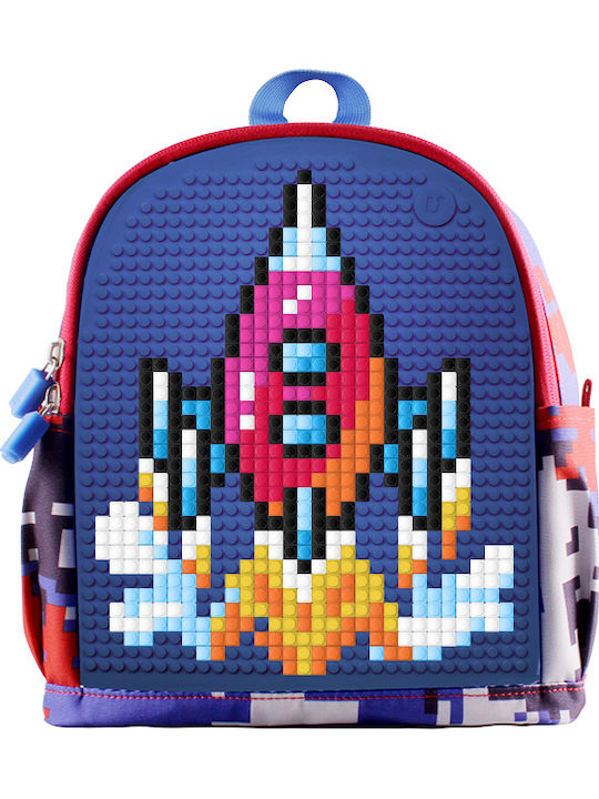 Upixel Ghiozdan De Spate Scoala Primara Albastru 23 x 10 x 29 cm