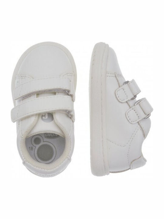 Celtic Kids Sneakers Anatomic with Hoop & Loop Closure White