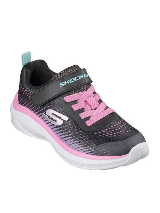 Kids Sneakers with Hoop & Loop Closure Black
