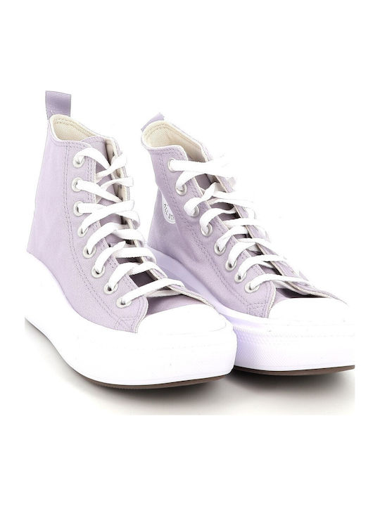 Converse Chuck Taylor All Star Move Kinder Sneaker Hoch Lila
