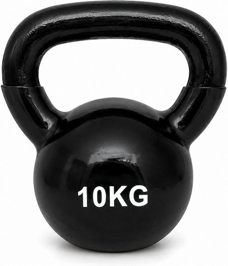 Black Vinyl Kettlebell 10kg Pro-fit