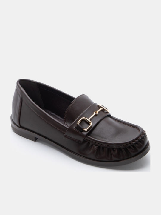 Women's Moccasins In Brown Color