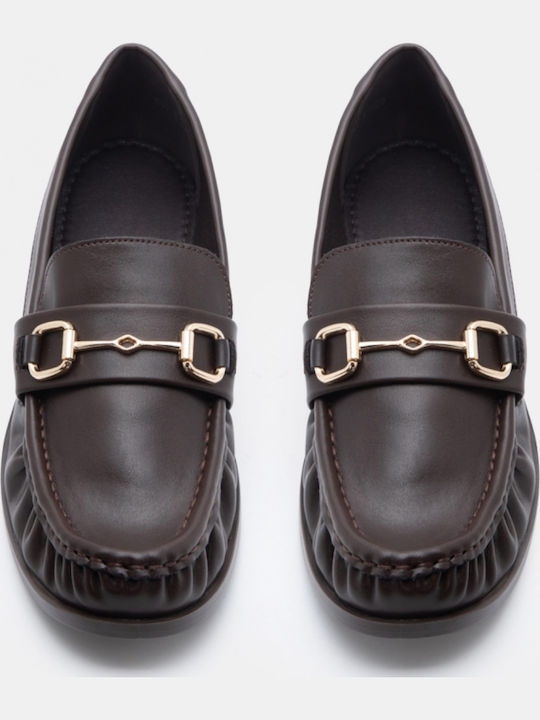 Women's Moccasins In Brown Color