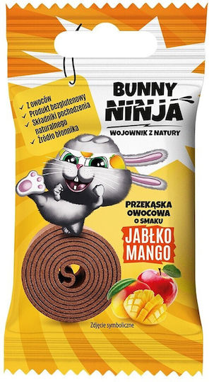 Jeleuri Snack de Fructe Bunny Ninja Măr Mango Fără Adaos de Zahăr Vegan 15gr