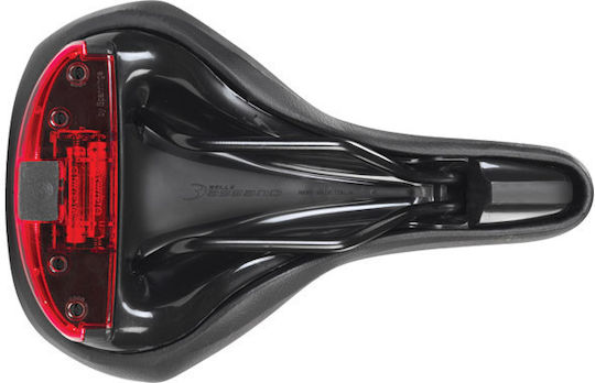 Selle Bassano Volare Icon Unisex 3zone Neagră Șa Bicicletă
