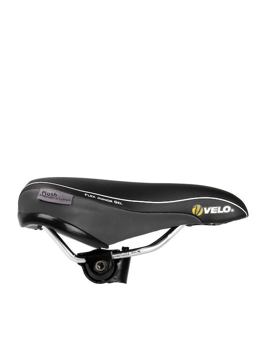 Velo Junior Gel Bicycle Saddle Black With Gel 226 x 150 Mm