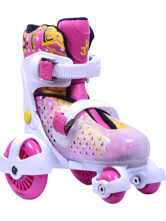 Athlopaidia Quad Adjustable Fuchsia Rollers Children