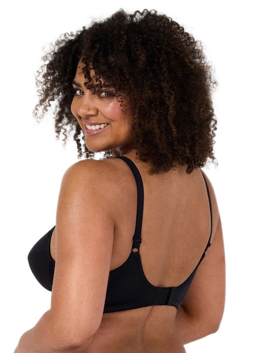 Black Bra with Light Padding without Underwire