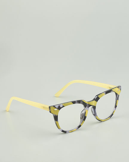 Ochelari de citit +4.00 în culoare galbenă S8525-galben-4