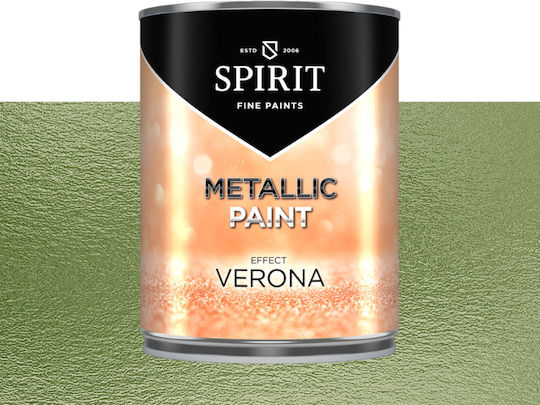 Декоративна Боя Spirit Verona Метални Перлени Частици 1л Тъмнозелен