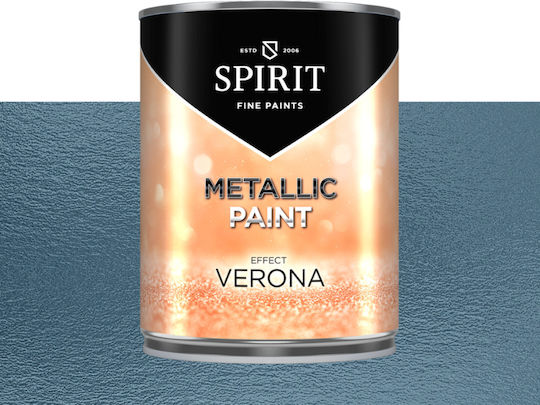 Spirit Verona Ефектна Боя Метални Перлени Частици 1л Синя