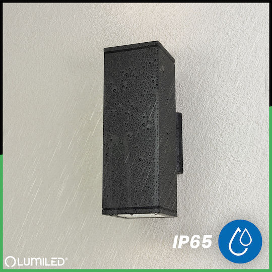 Outdoor Garden Light Wall-Mounted Front Light GU10 LED IP65 Akante Lumiled