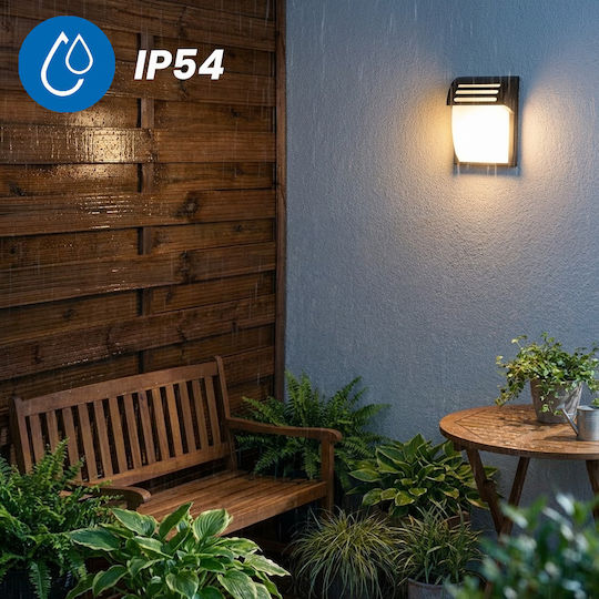 Lecos Lumiled Wandmontierte Außenbeleuchtung E27 Integrierte LED 25cm
