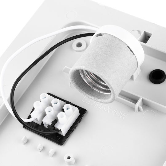 Lecos Lumiled Wandmontierte Außenbeleuchtung E27 Integrierte LED 25cm