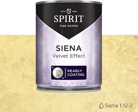Spirit Siena декоративна мазилка Pearl Sheen Cloud Tool 2.5l жълта
