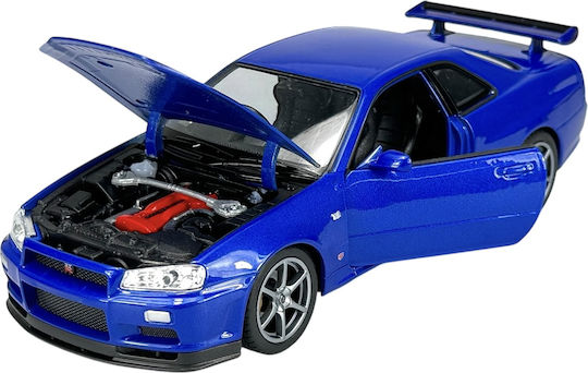 Welly Gt-r Количка Мащаб 1:24