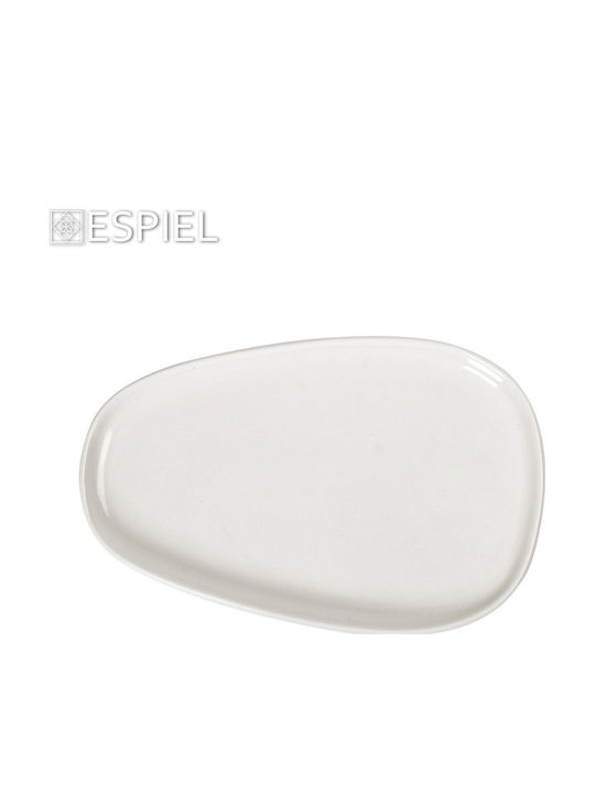 Espiel Siders Serving Platter Porcelain White 31.8x20.5cm