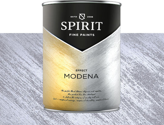 Декоративна Боя Spirit Modena Quartz Пясъчен Перлен Пигмент 1л Сиво-синьо