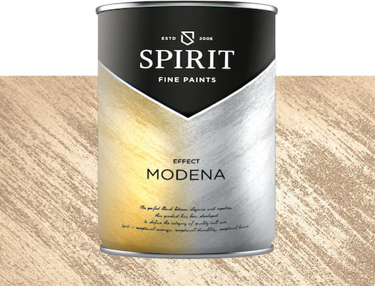 Декоративна Боя Spirit Modena Quartz Пясъчен Перлен Пигмент 2.5л Пясъчно Бежов