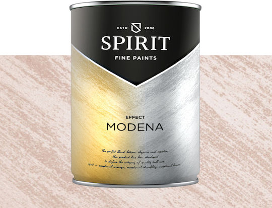 Декоративна Боя Spirit Modena Pearl Пигменти Ефект Четка 1л Светлокафяв