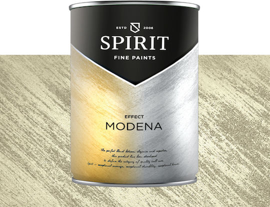 Декоративна Боя Spirit Modena Quartz Пясъчен Перлен Пигмент 2.5л Златист Бежов