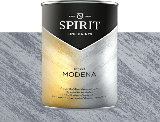Декоративна Боя Spirit Modena Quartz Пясъчен Перлен Пигмент 1л Тъмен Сив