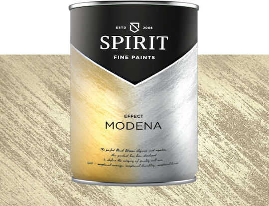 Декоративна Боя Spirit Modena Quartz Пясък Перлени Пигменти 1л Жълто Бежова