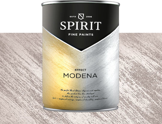 Декоративна Боя Spirit Modena Quartz Пясъчен Перлен Пигмент 2.5л Светлобежов Меланж